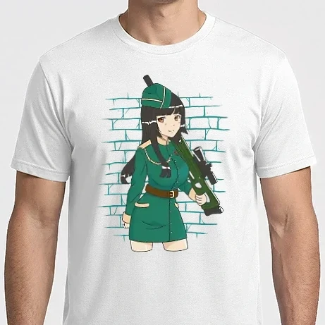 Férfi Imperial póló - Katona anime