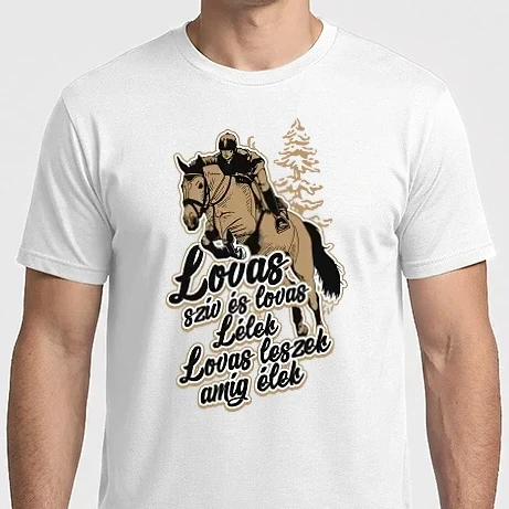 Férfi Imperial póló - Lovas szív