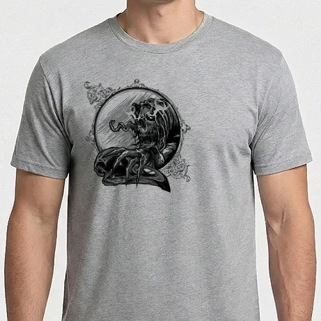 Férfi Imperial póló - skull in globe
