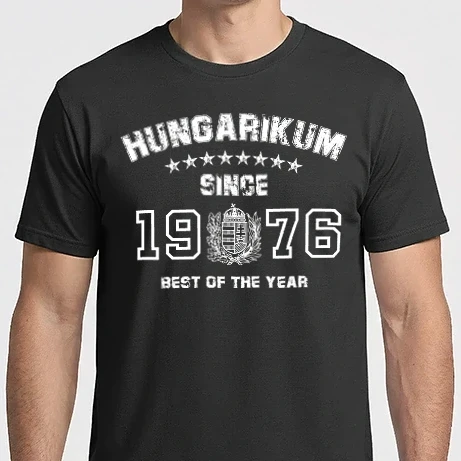 Férfi Imperial póló - hungarikum since 1976 best of the year, magyar címer