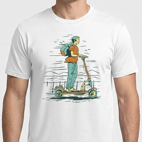 Férfi Imperial póló - Elektromos roller
