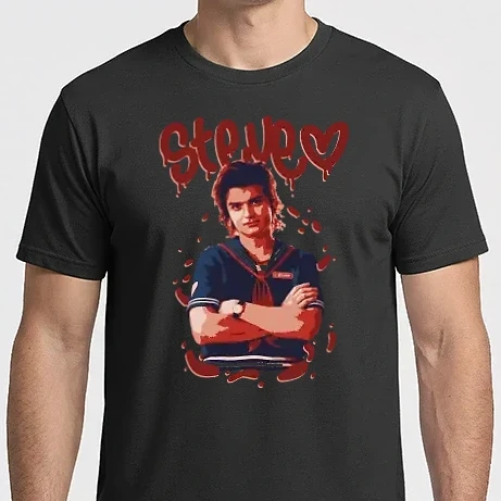 Férfi Imperial póló - Stranger Things - Steve