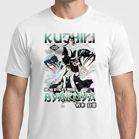 Férfi Imperial póló - Bleach- Byakuya