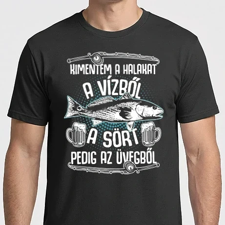Férfi Imperial póló - Kimentem a halakat