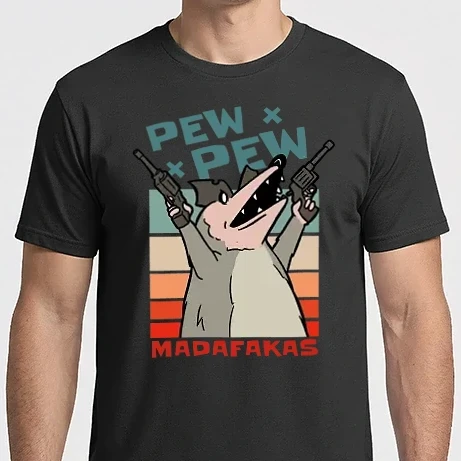 Férfi Imperial póló - Oposszum pew pew