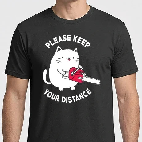 Férfi Imperial póló - Please keep your distance