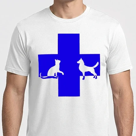 Férfi Imperial póló - Állatorvos (blue)