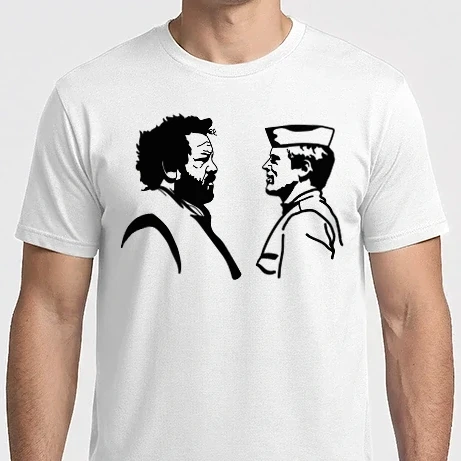 Férfi Imperial póló - Bud Spencer and Terence Hill illustration