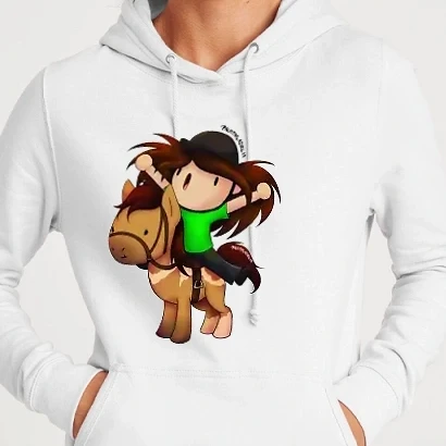 Női kapucnis pulcsi - STAR STABLE chibik