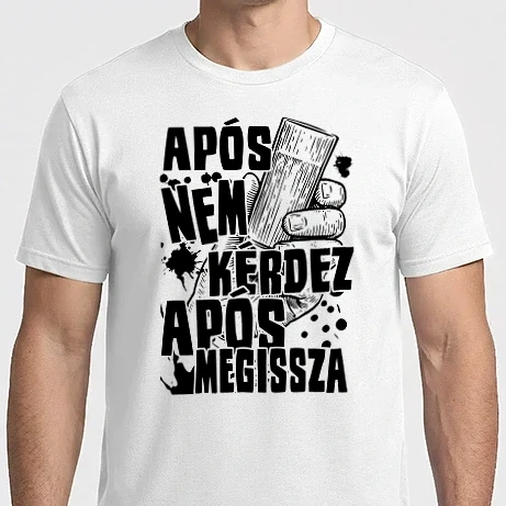 Férfi Imperial póló - Após megissza