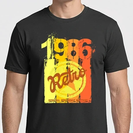 Férfi Imperial póló - Retro birthday special edition, születésnap, szülinap 1986