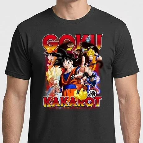 Férfi Imperial póló - Son Goku-Kakarot Dragonball