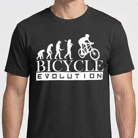 Férfi Imperial póló - evolution bicycle fehér 