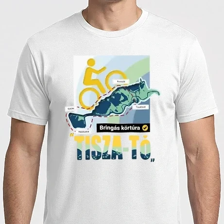 Férfi Imperial póló - Bringás körtúra (PIPA) - TISZA-TÓ