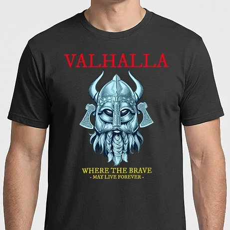 Férfi Imperial póló - Valhalla viking a