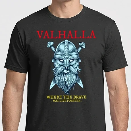 Férfi Imperial póló - Valhalla viking steel