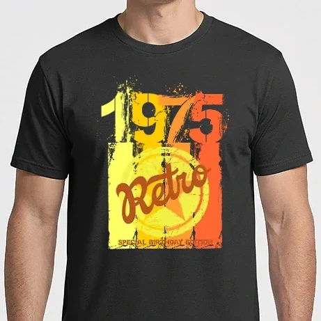 Férfi Imperial póló - Retro birthday special edition, születésnap, szülinap 1975