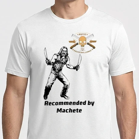Férfi Imperial póló - Recommended by Machete - mellkason