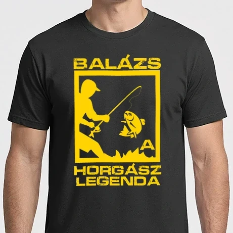 Férfi Imperial póló - Horgász legenda - Balázs