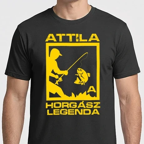 Férfi Imperial póló - Horgász legenda - Attila