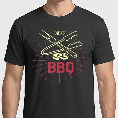 Férfi Imperial póló - Apa BBQ