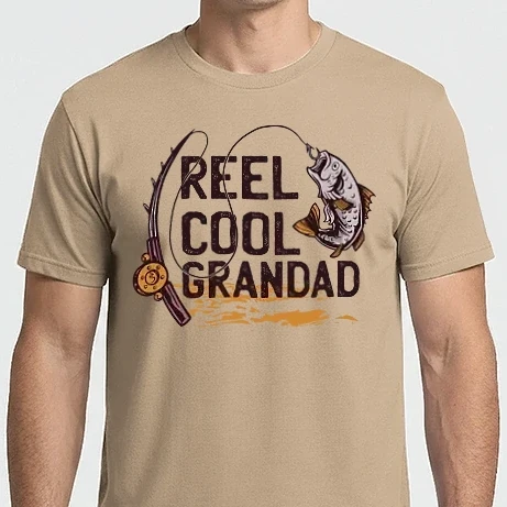 Férfi Imperial póló - Reel Cool Grandad - Nagyon menő pecás Nagypapa