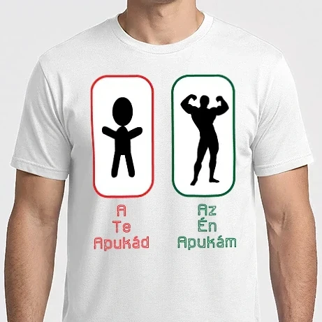 Férfi Imperial póló - Apák-Napja---Az-Én-Apukám-Gyúrós