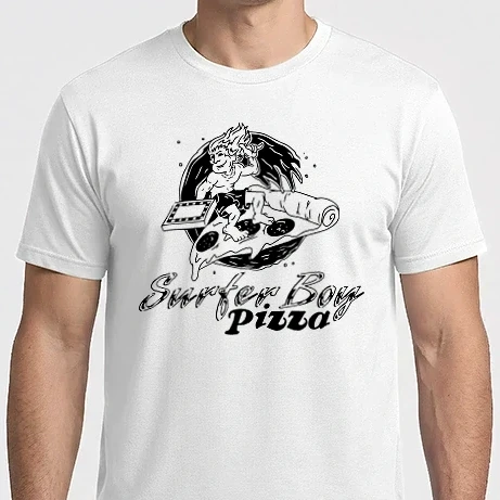 Férfi Imperial póló - Surfer Boy Pizza