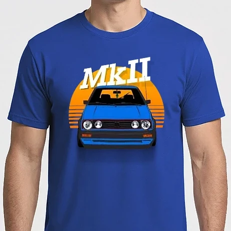 Férfi Imperial póló - GOLF MKII kék