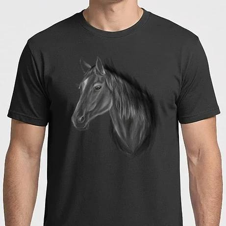 Férfi Imperial póló - Fehér ló