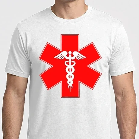 Férfi Imperial póló - Ambulance (red)