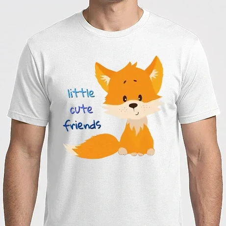 Férfi Imperial póló - Little Cute Friends 1