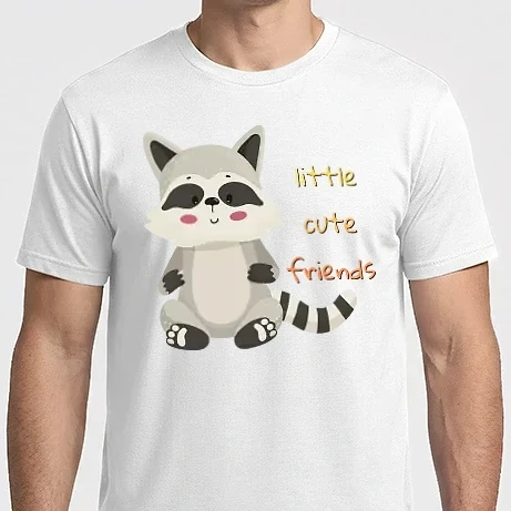 Férfi Imperial póló - Little Cute Friends 5