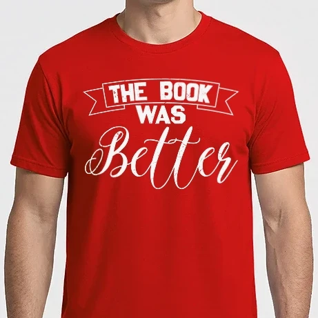 Férfi Imperial póló - The Book Was Better