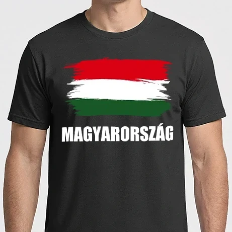 Férfi Imperial póló - Magyarország (fehér)