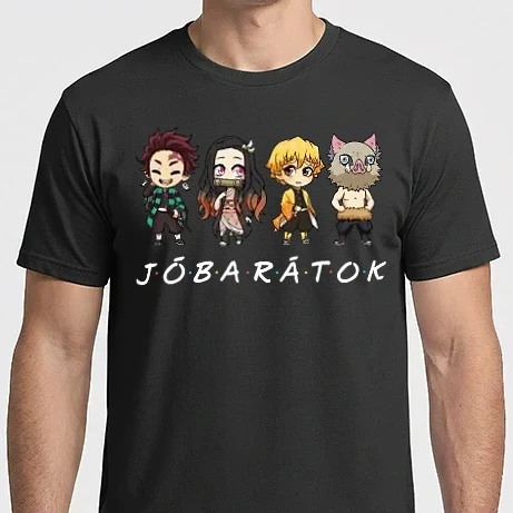 Férfi Imperial póló - Jóbarátok Demon Slayer