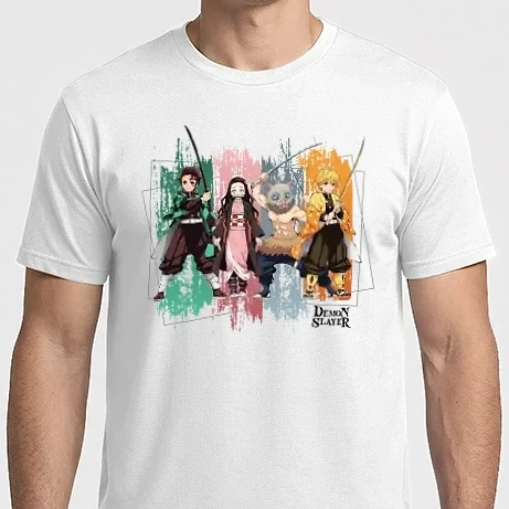 Férfi Imperial póló - Demon Slayer csoportkép
