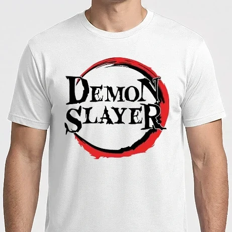 Férfi Imperial póló - Demon Slayer logo