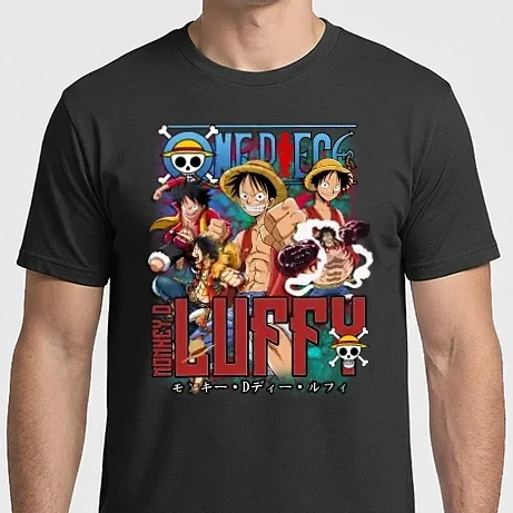 Férfi Imperial póló - Luffy - One Piece