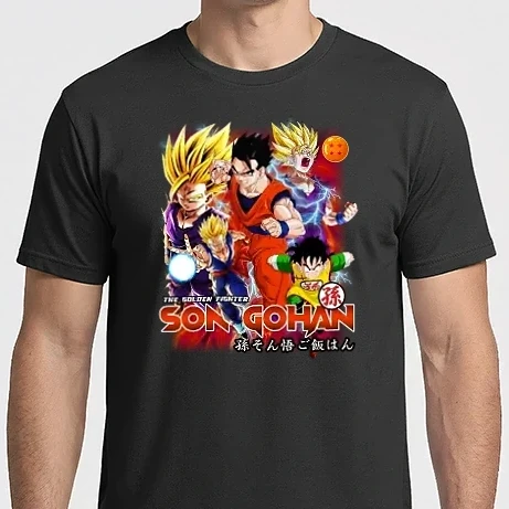 Férfi Imperial póló - Gohan - Dragon Ball