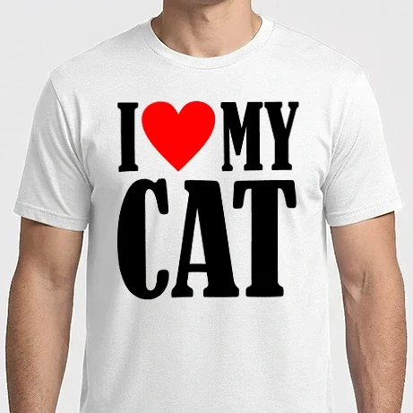 Férfi Imperial póló - I LOVE MY CAT