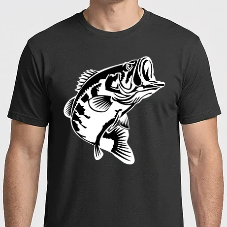 Férfi Imperial póló - AngryFish (white)