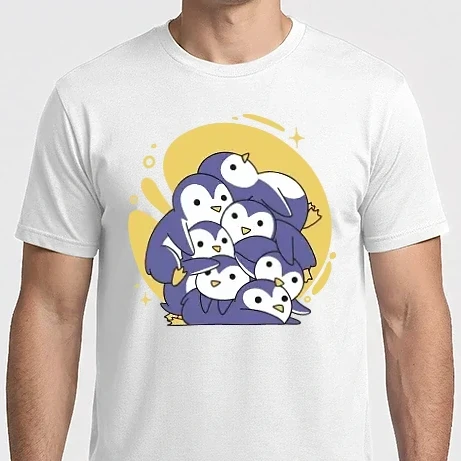 Férfi Imperial póló - Pingvin kupac