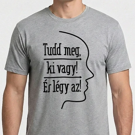 Férfi Imperial póló - Tudd meg, ki vagy! És légy az!