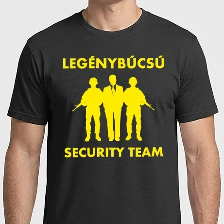 Férfi Imperial póló - Legénybúcsú Security Team 