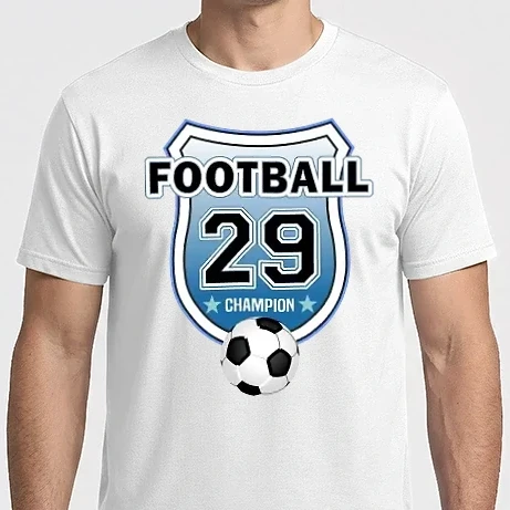 Férfi Imperial póló - football champion focistás szülinapi embléma 29 éves