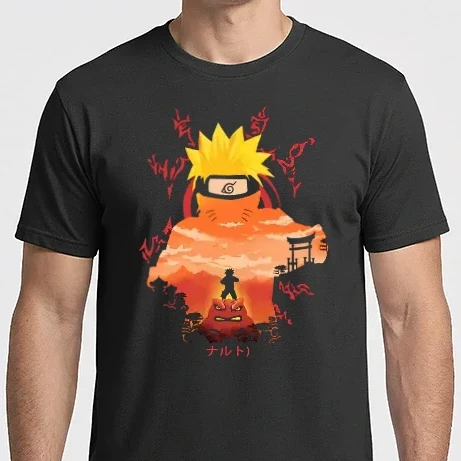 Férfi Imperial póló - Naruto minta