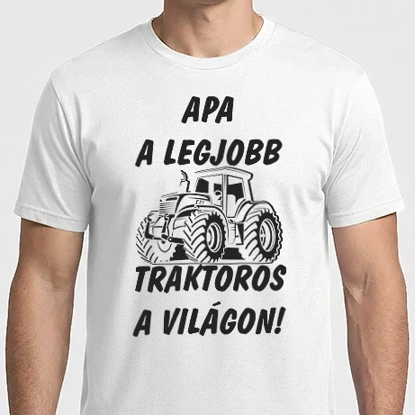 Férfi Imperial póló - Apa a legjobb traktoros a világon