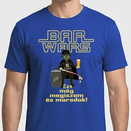 Férfi Imperial póló - Bar Wars Sörös