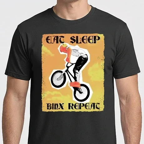 Férfi Imperial póló - Eat Sleep BMX Repeat